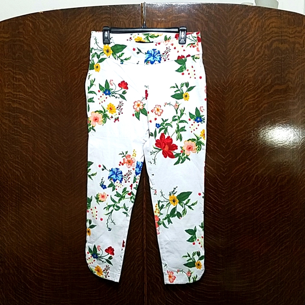 Flowered Capris